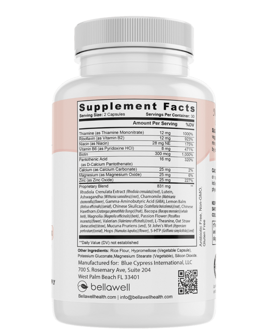 Advanced Stress Relief Formula by Bellawell