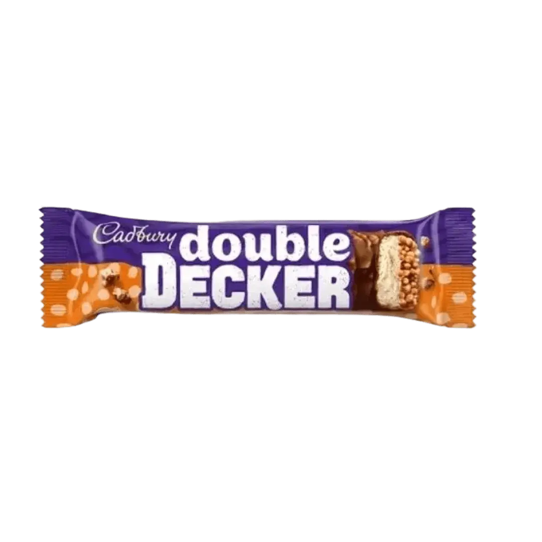 Cadbury Double Decker Duo – Chocolate Bar with Crispy Cereals & Nougat 70g (UK) Best By 10-October-2025