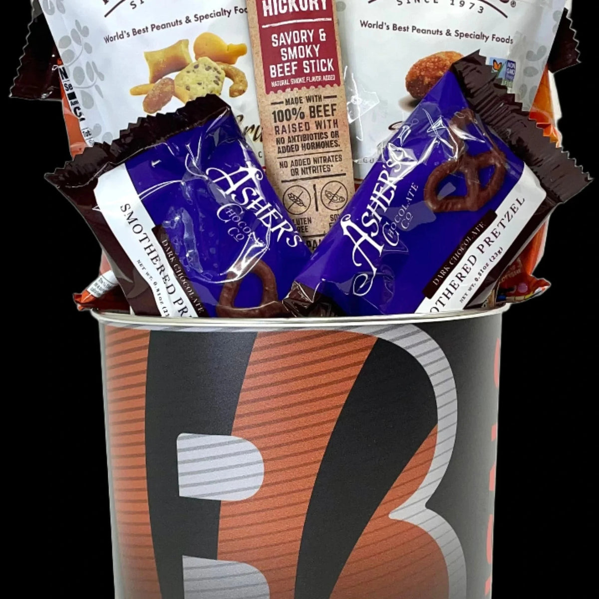 JGB Sports - Cincinnati Bengals Gift Tin Basket - Made In America