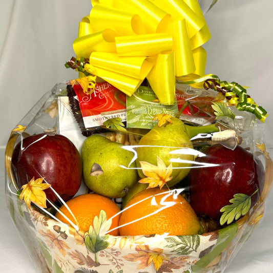Fruit & Snack Gift Basket - Fresh Fruit & Treats