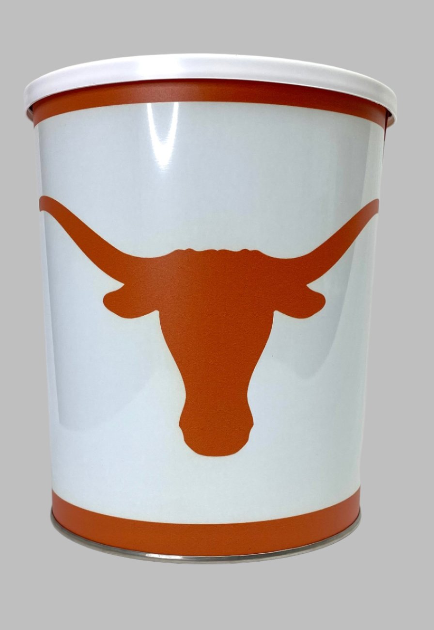 JGB Sports - Texas Longhorns Gift Tin Basket - Made In America