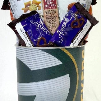 JGB Sports - Green Bay Packers Gift Tin Basket - Made In America