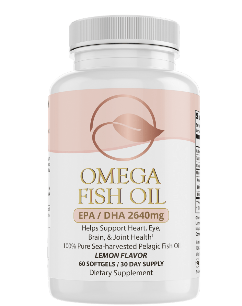 Omega Fish Oil -Omega-3 Fatty Acids by Bellawell