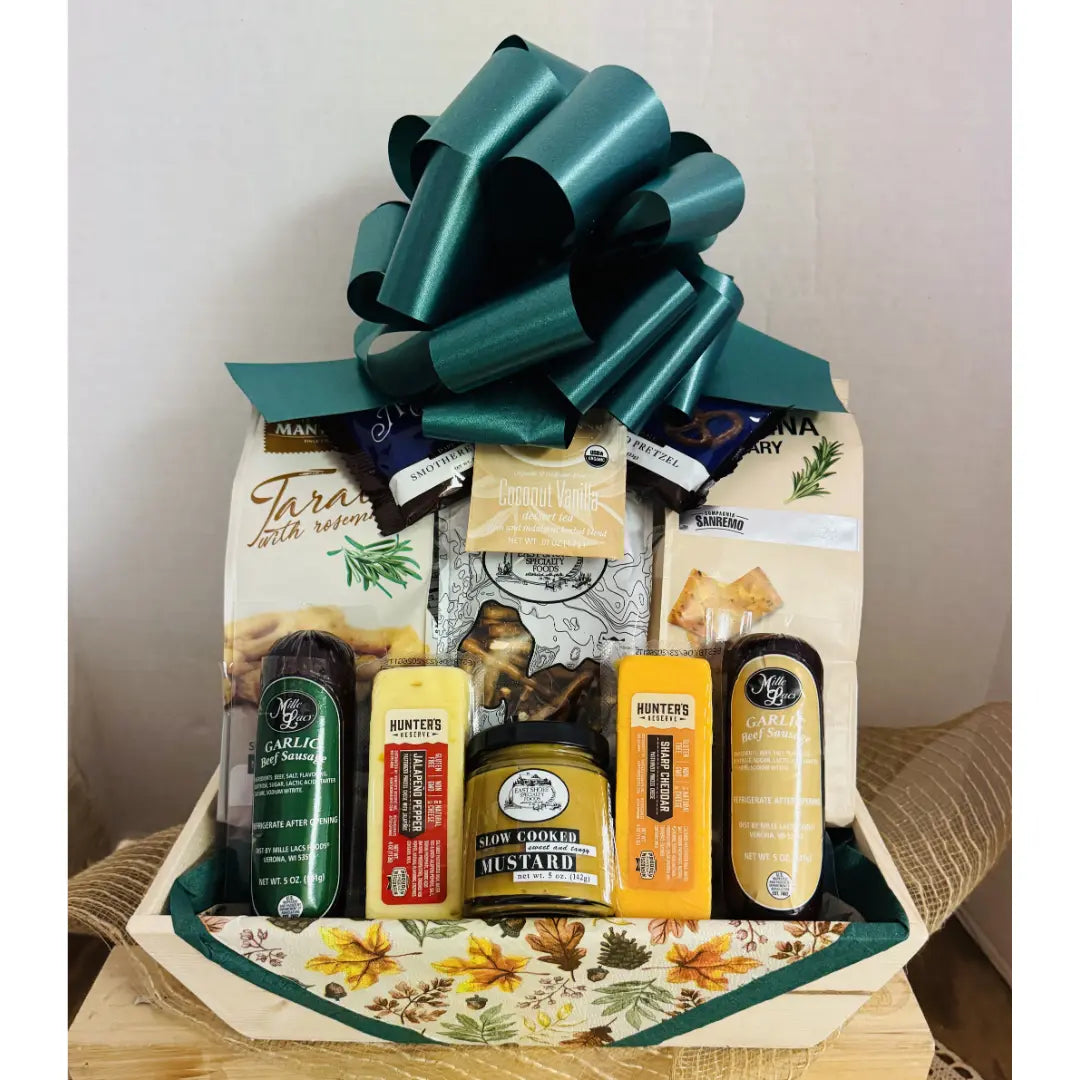 Italian Sausage & Cheese Gift Basket - Best Seller