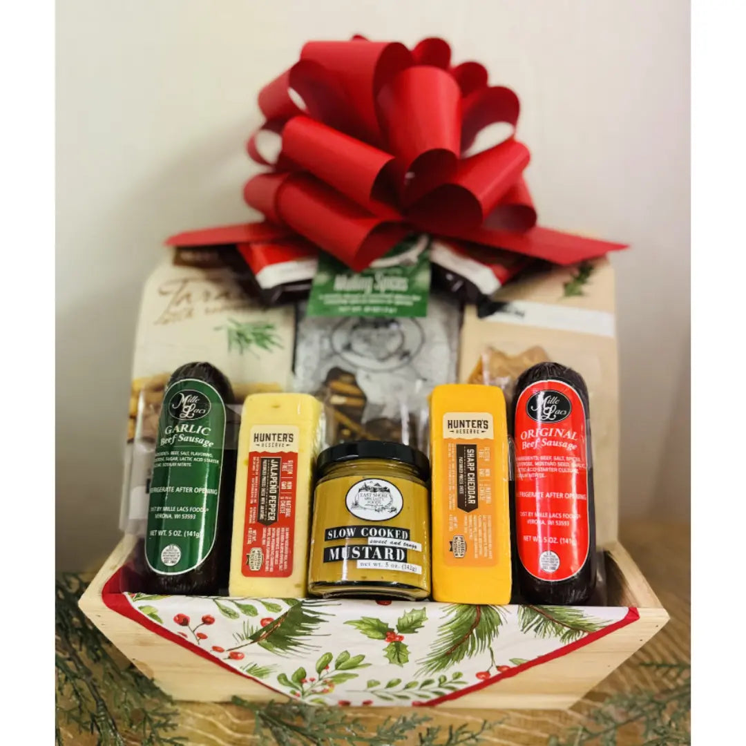 Italian Sausage & Cheese Gift Basket - Best Seller