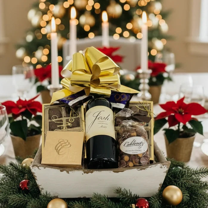 Jenny's Wine & Chocolate Gift Basket