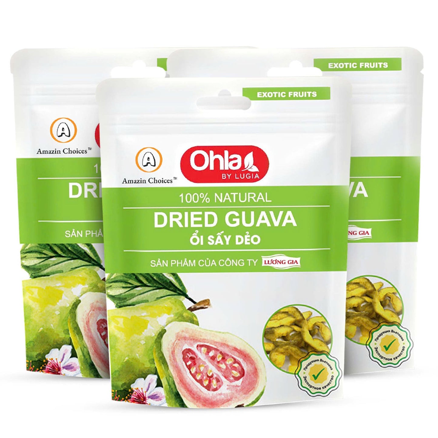 Organic Amazin Choices Dried Guava, 17.63 oz.