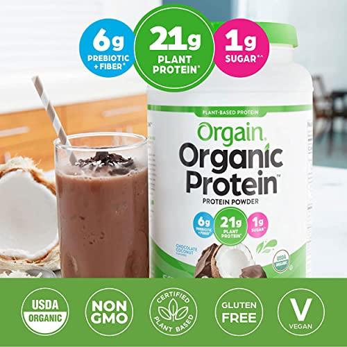 Organic Vegan Protein Powder, (Packaging May Vary) - NutritionAdvice