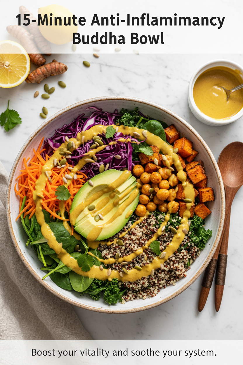 15-Minute Anti-Inflammatory Buddha Bowl