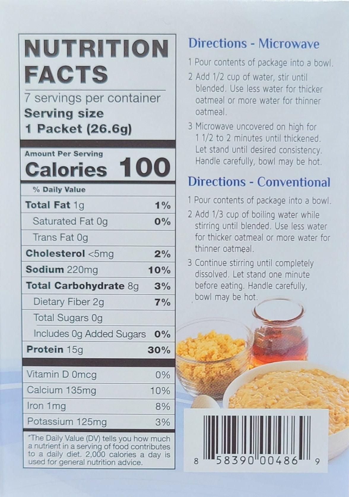 Maple Brown Sugar Oatmeal