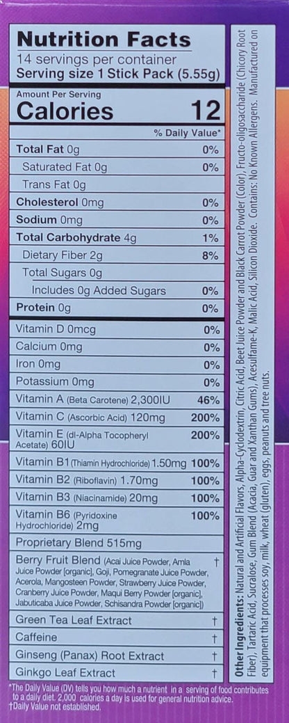 Organic Thermogenic Meta Booster - Berry