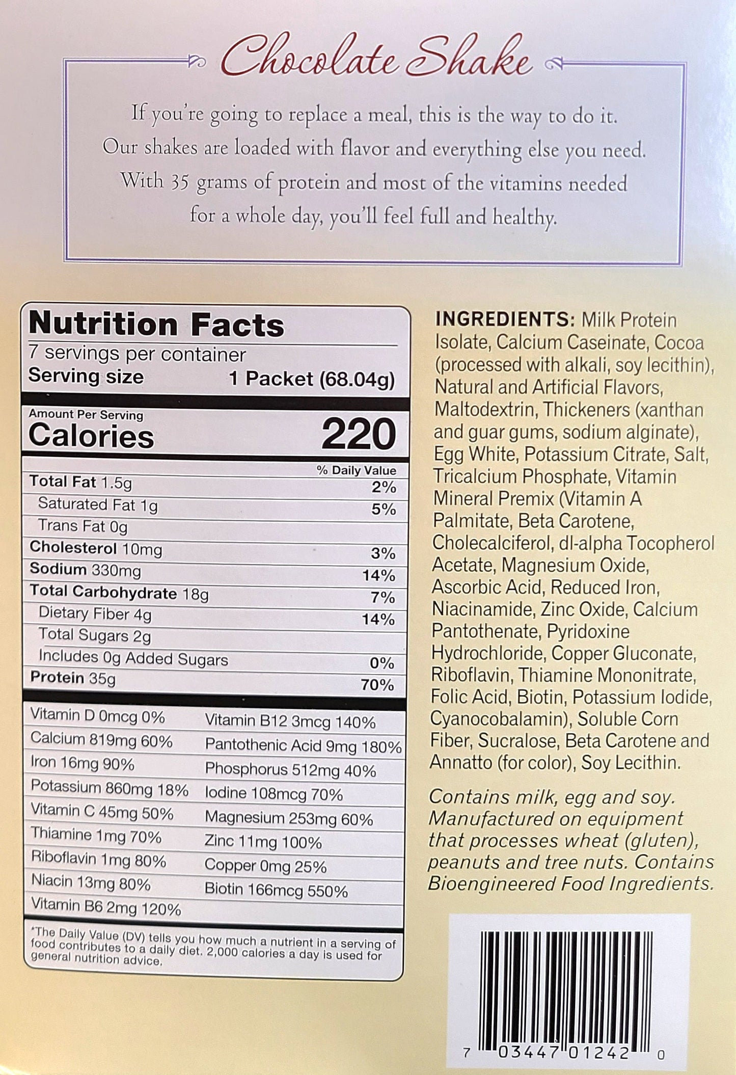 35g Meal Replacement Shake