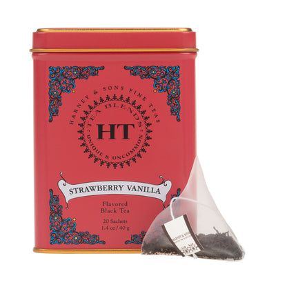 Strawberry Vanilla, HT Tin of 20 Sachets