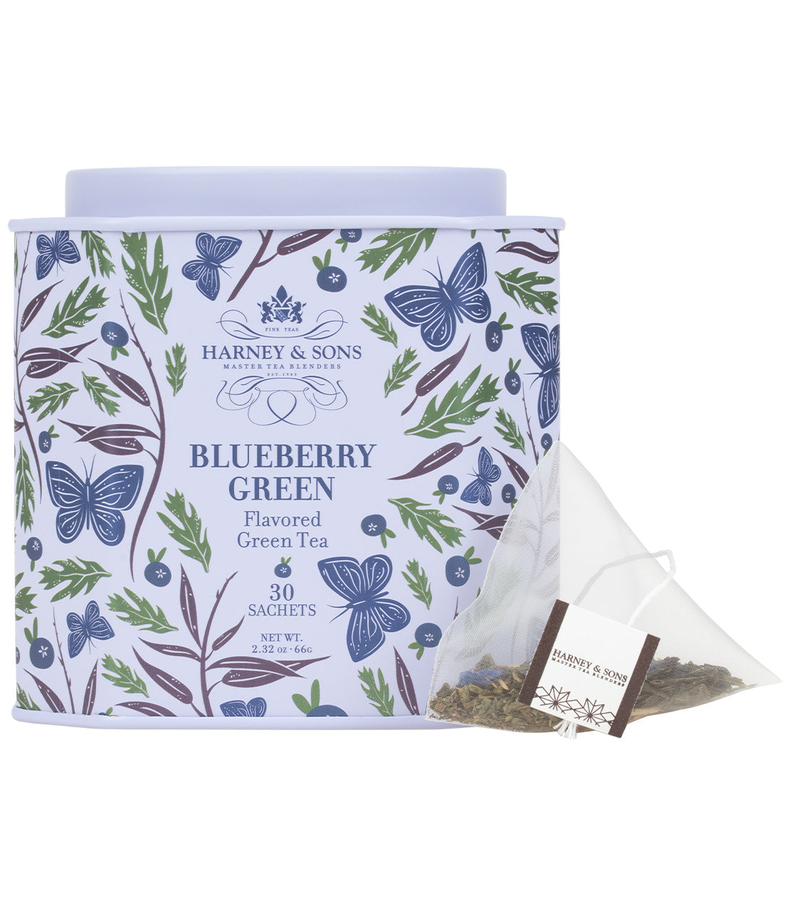 Blueberry Green, Tin of 30 Sachets