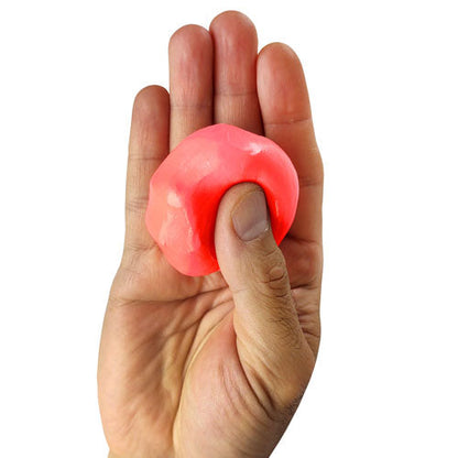 Squeeze 4 Strength 5 lb Hand Therapy Putty - Soft Red - Hand & Finger Strengthening Exercise