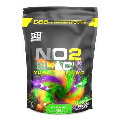 MRI Performance NO2 Black Muscle + Pump Nitric Oxide (30 servings)