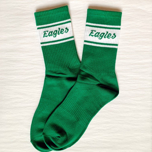 Philadelphia Eagles Classic Sports Socks - Cotton Crew Socks