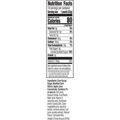Betty Crocker Minecraft Fruit Flavored Kids Snacks, Fat Free and Gluten Free Snack, 8 oz (10 Pouches)