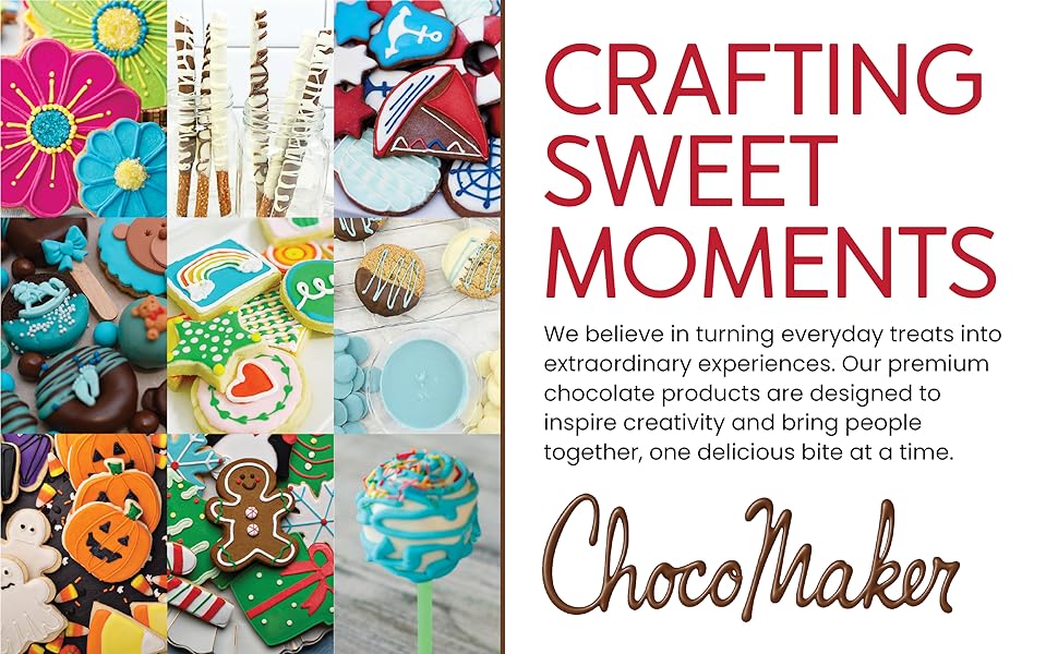 Chocolate Drizzler Candy Wafers Microwaveable Pouch 2 Oz pouch (Case of 12)