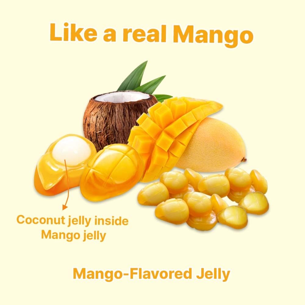 Korean Fruit Jelly Candy - 5 Flavor Mix - Chewy Gummy Snacks