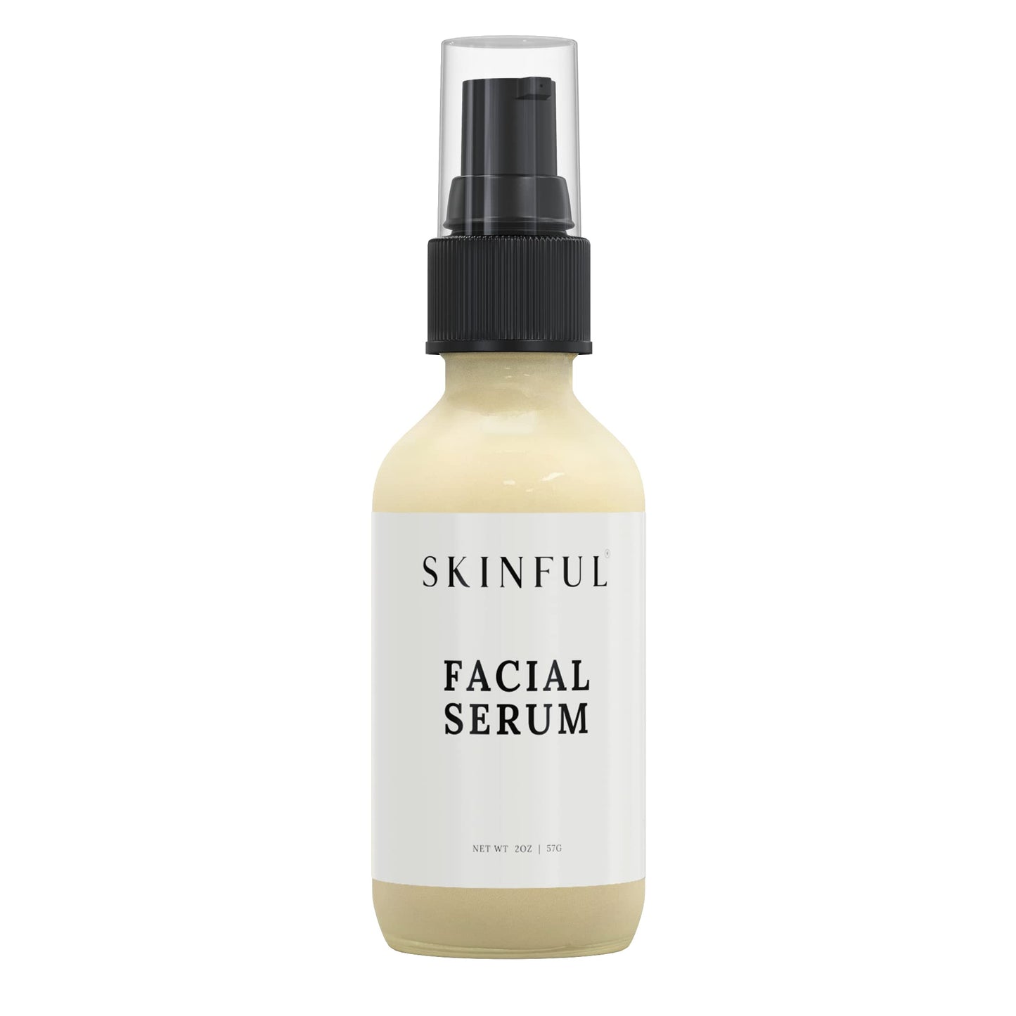 Skinful Facial Serum for Soft Youthful Skin, Nourishing Firming Face Serum for Glowing Skin - 2oz