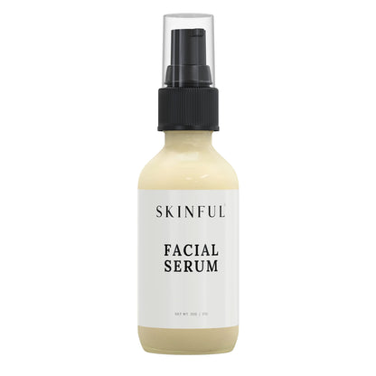 Skinful Facial Serum for Soft Youthful Skin, Nourishing Firming Face Serum for Glowing Skin - 2oz