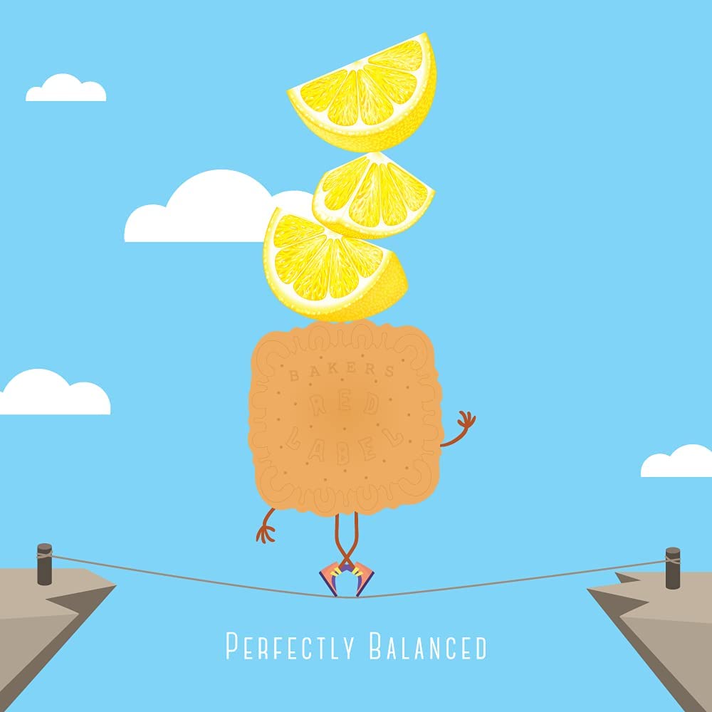 Bakers Red Label Lemon Creams Biscuits (200g) - Pack of 2