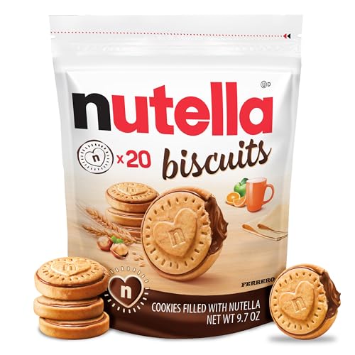 Nutella Biscuits - Premium Hazelnut Cocoa Cookies | 20-Count Family Pack (9.7 oz)