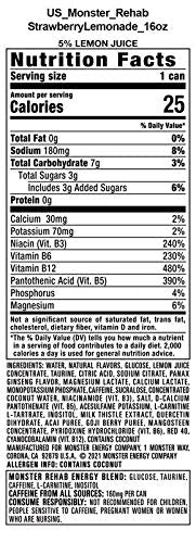 Monster Rehab Energy Tea