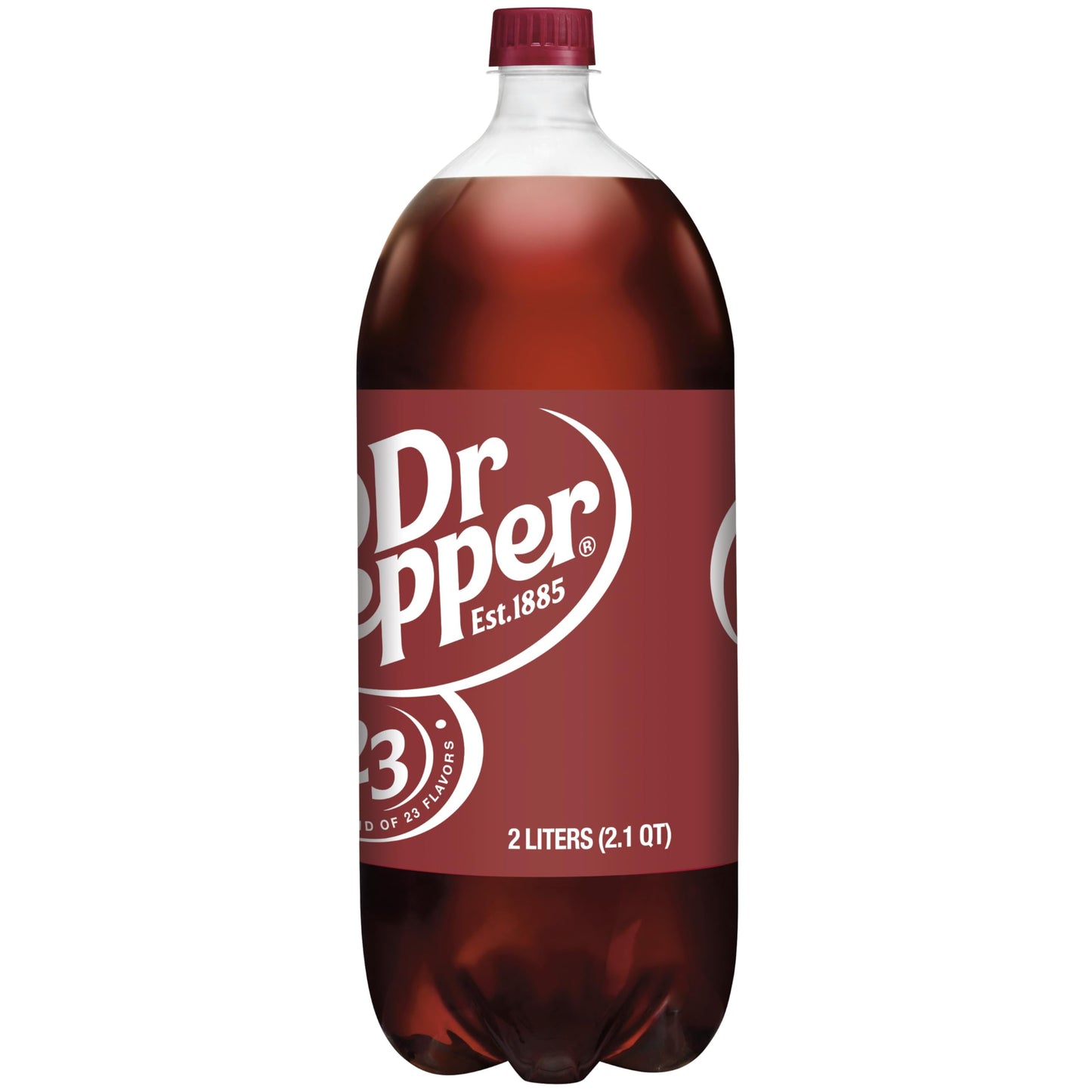 Dr Pepper 16.9 fl oz Bottles, 6 Pack - Original Flavor Soda
