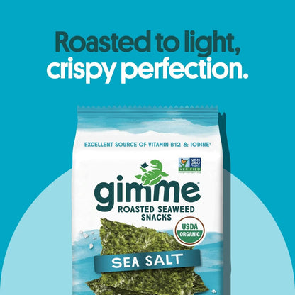 Viral gimMe Organic Roasted Seaweed Snacks - TikTok Famous Healthy Snack