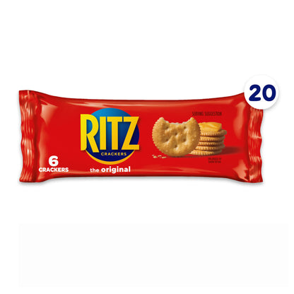 RITZ Fresh Stacks Original Crackers - Party Size, 16 Individually Wrapped Packs (23.7 oz)
