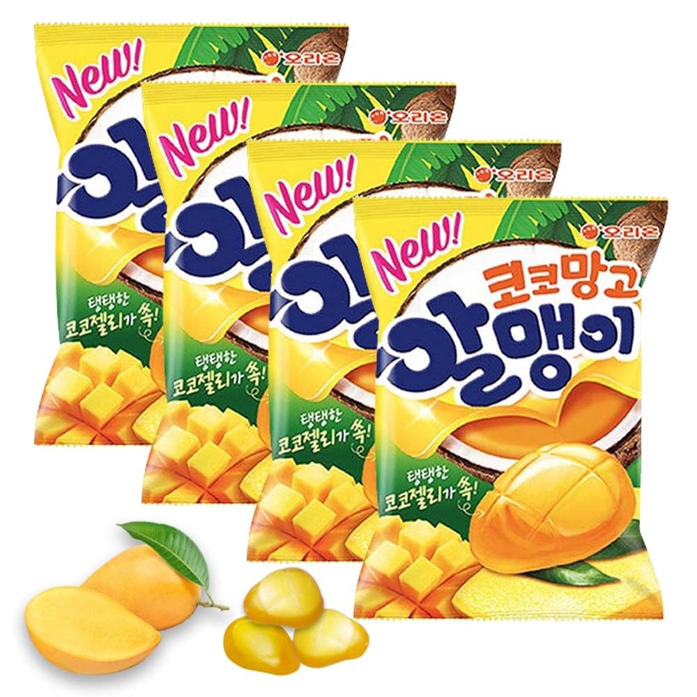 Korean Fruit Jelly Candy - 5 Flavor Mix - Chewy Gummy Snacks