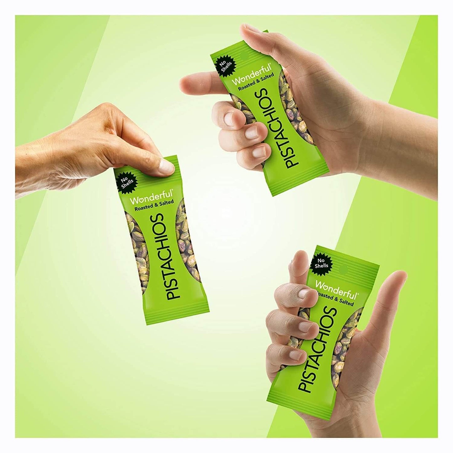 Wonderful Pistachios No Shells - Viral Flavors Variety Pack, Premium Roasted (6.75 oz)