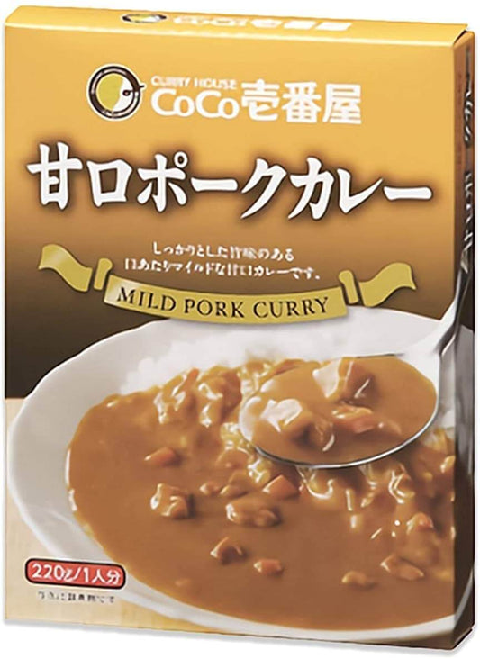 CoCo Ichibanya Japanese Mild Pork Curry - Beginner-Friendly Curry House Recipe, 4-Pack