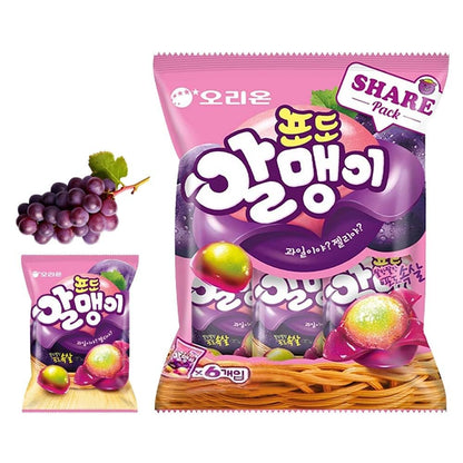 Korean Fruit Jelly Candy - 5 Flavor Mix - Chewy Gummy Snacks