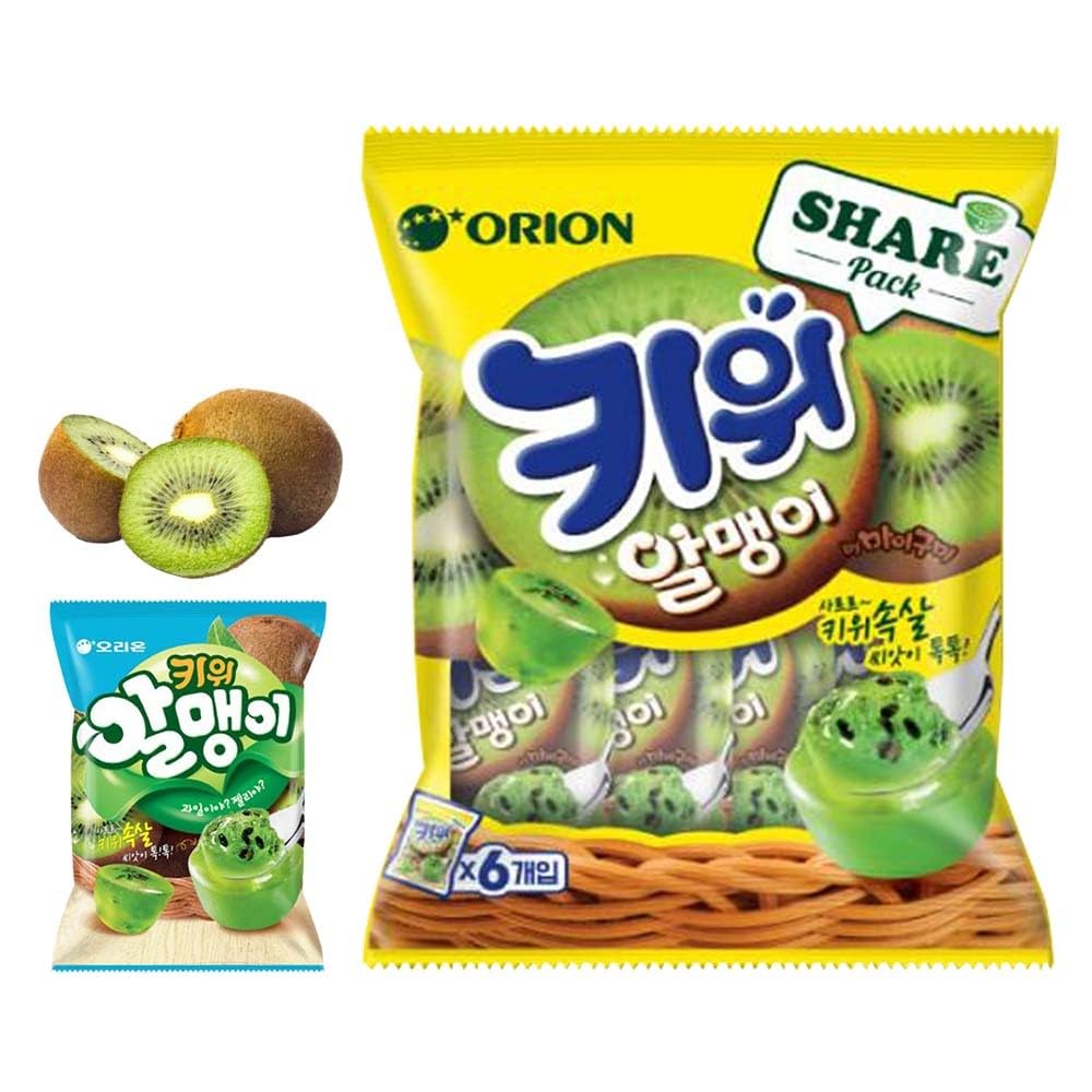 Korean Fruit Jelly Candy - 5 Flavor Mix - Chewy Gummy Snacks