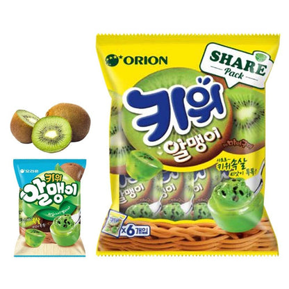 Korean Fruit Jelly Candy - 5 Flavor Mix - Chewy Gummy Snacks