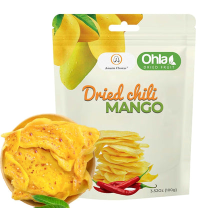 Organic Amazin Choices Dried Chili Mango, 3.5 oz.
