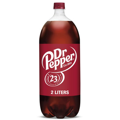 Dr Pepper 16.9 fl oz Bottles, 6 Pack - Original Flavor Soda