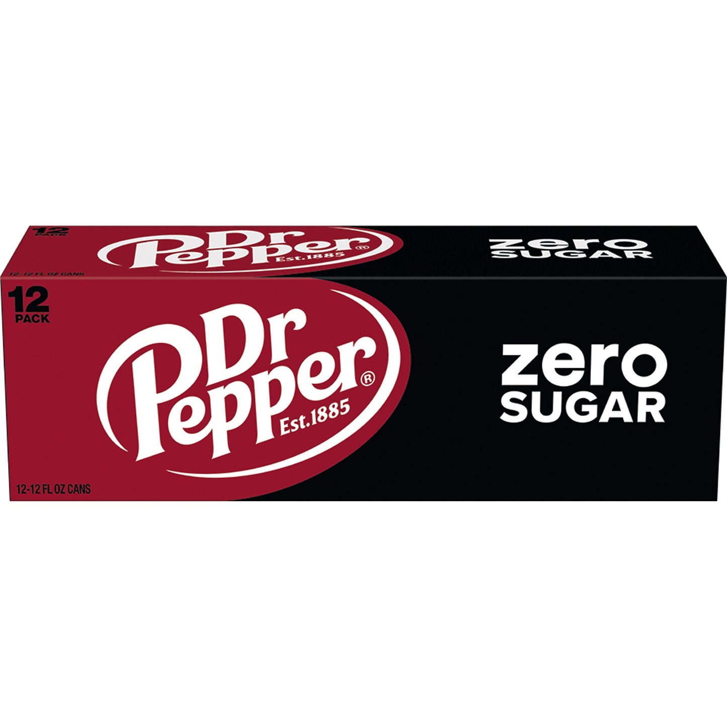 Dr Pepper Soda, 12 fl oz cans, 12 pack