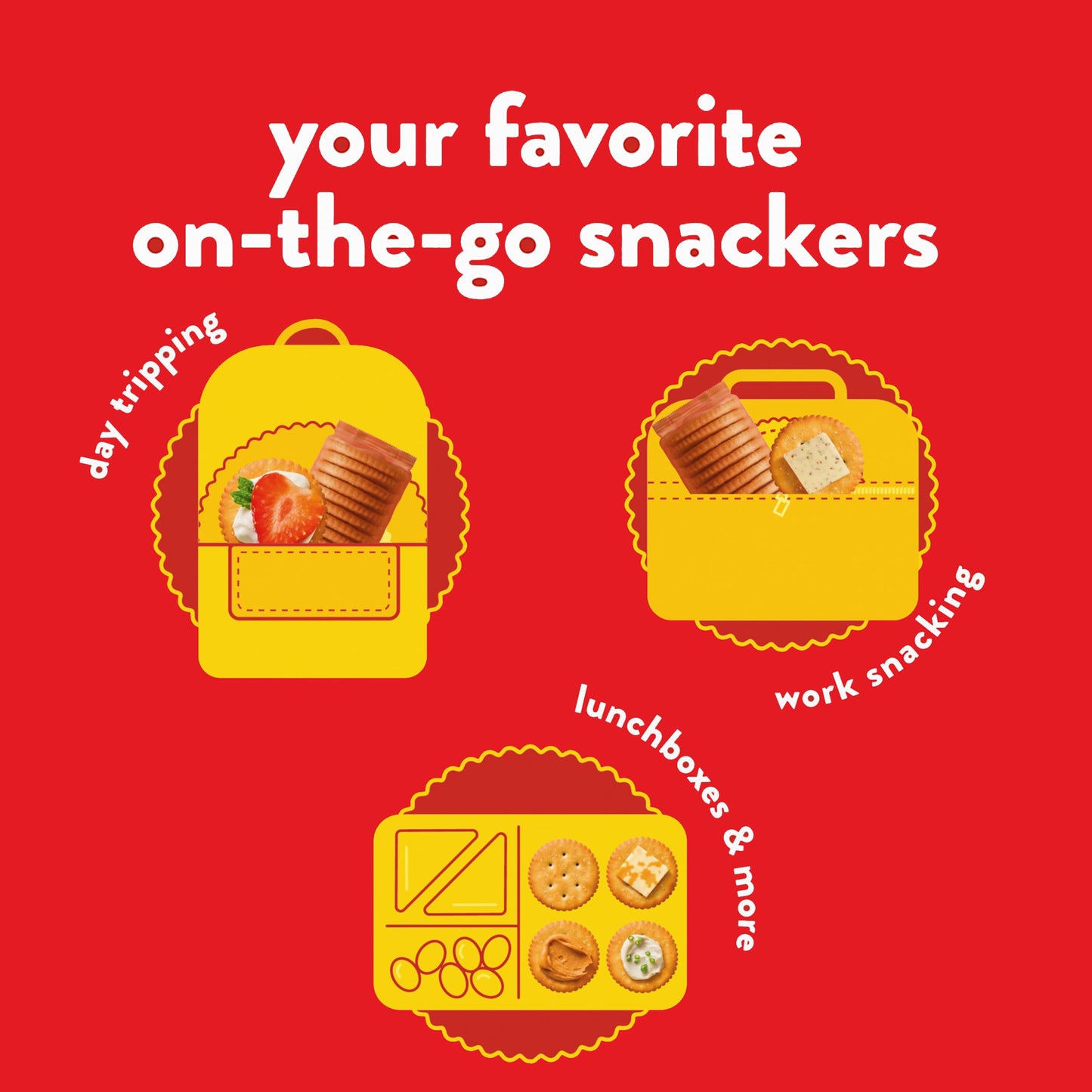 RITZ Fresh Stacks Original Crackers - Party Size, 16 Individually Wrapped Packs (23.7 oz)