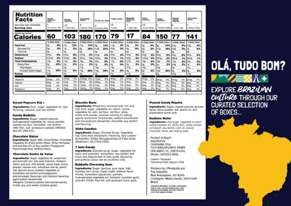 Viral Brazilian Candy Variety Box - 40 Authentic Treats & Chocolates