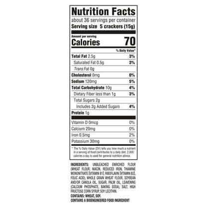 RITZ Fresh Stacks Original Crackers - Party Size, 16 Individually Wrapped Packs (23.7 oz)