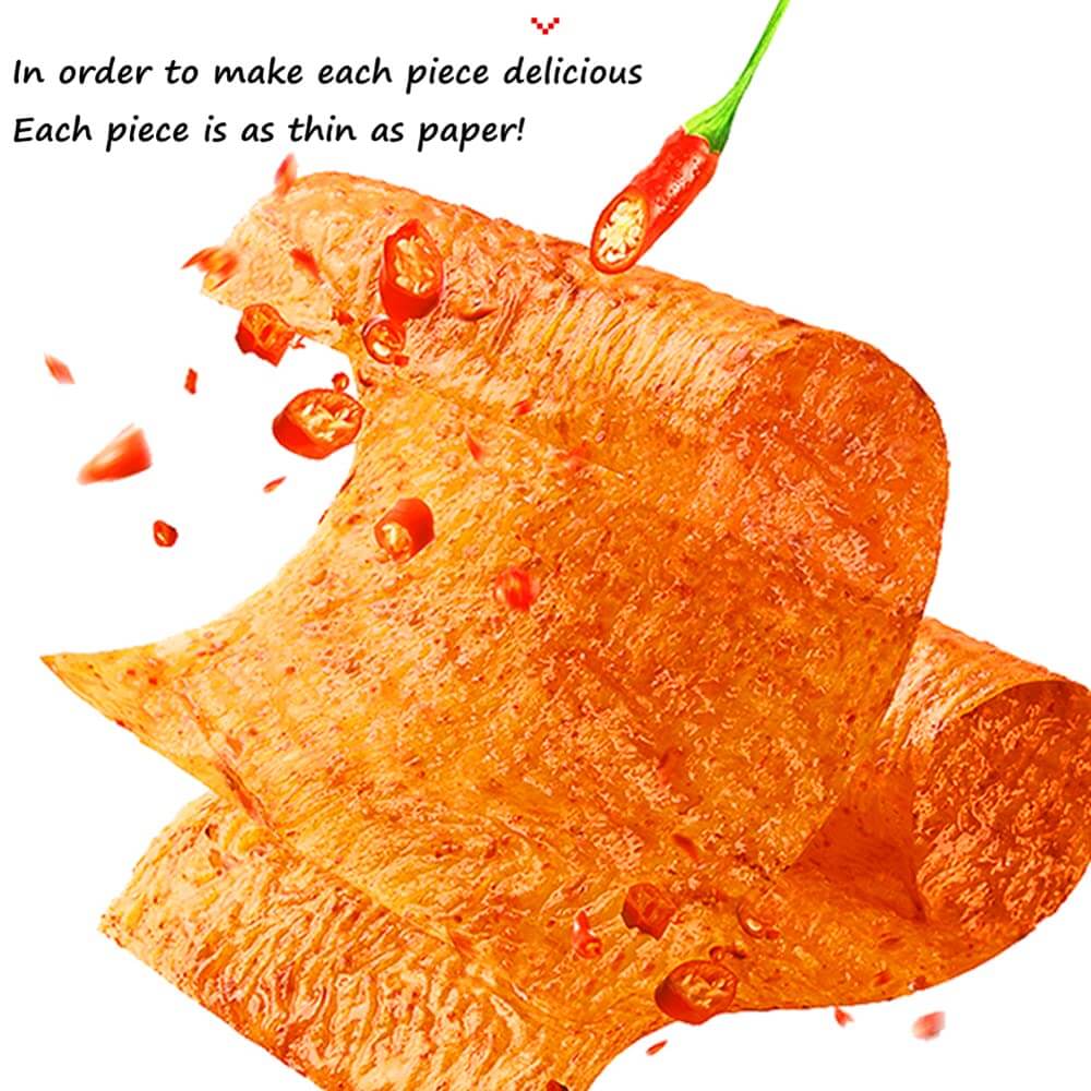 Viral Chinese Latiao Strips - Authentic Vegan Spicy Snack