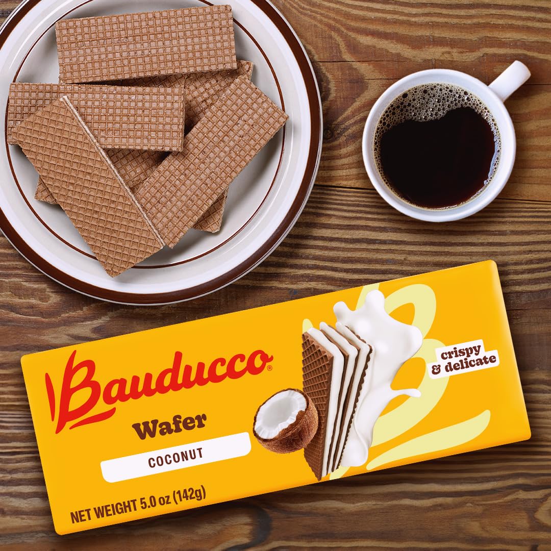 TikTok Viral Bauducco Wafer Cookies - Italian Chocolate & Vanilla
