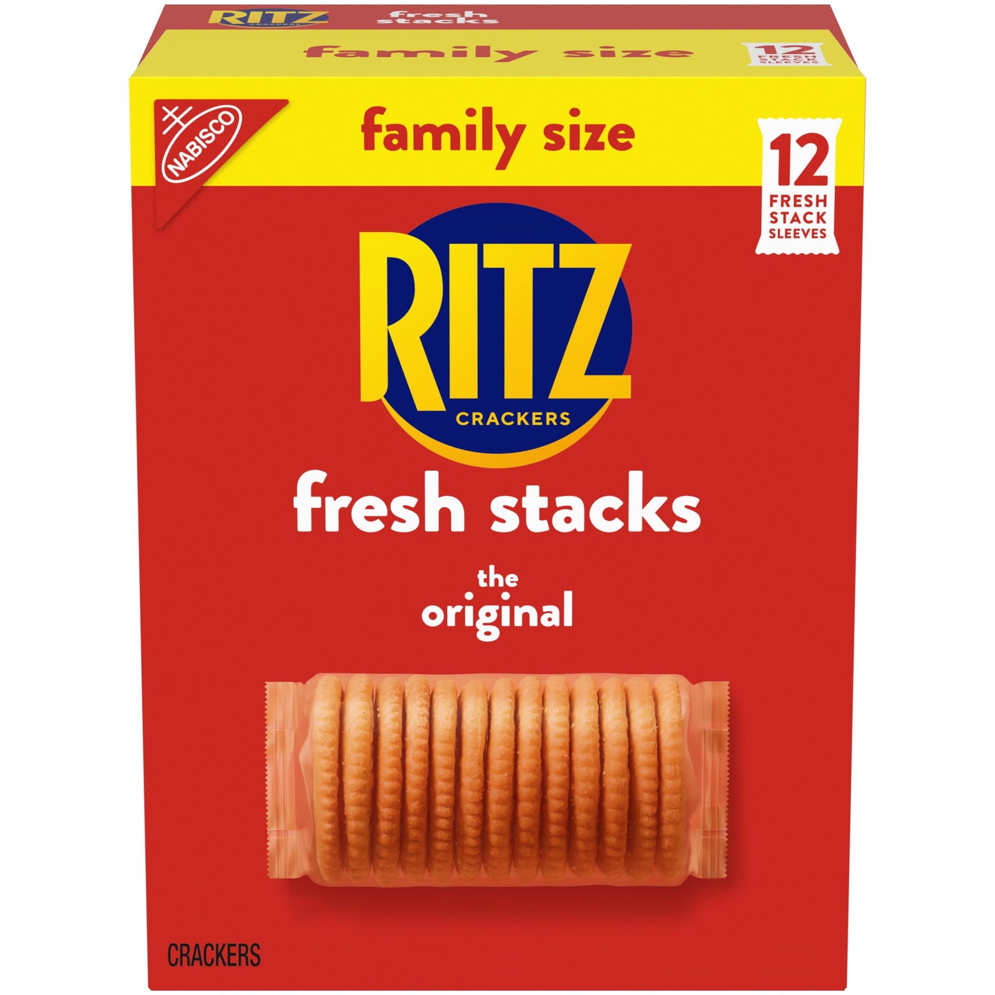 RITZ Fresh Stacks Original Crackers - Party Size, 16 Individually Wrapped Packs (23.7 oz)