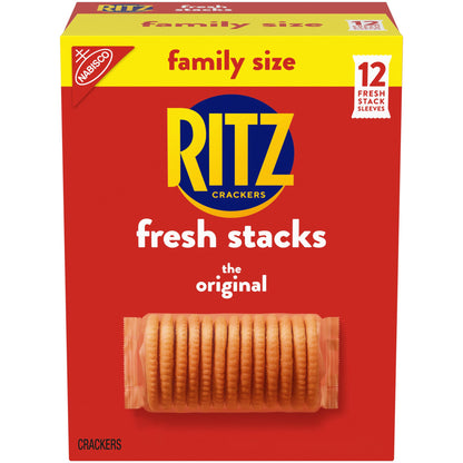 RITZ Fresh Stacks Original Crackers - Party Size, 16 Individually Wrapped Packs (23.7 oz)