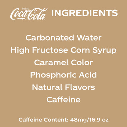 Coca-Cola Original Classic - 16.9 fl oz Bottles, 6 Pack