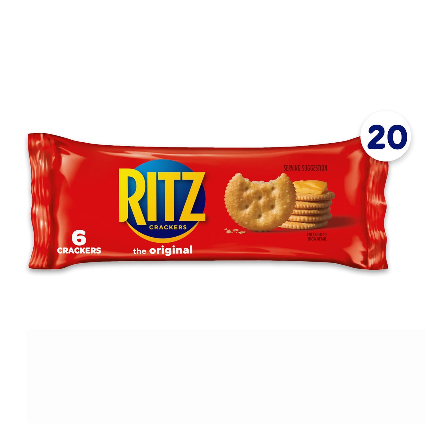 RITZ Fresh Stacks Original Crackers - Party Size, 16 Individually Wrapped Packs (23.7 oz)